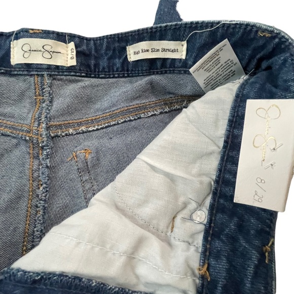 Jessica Simpson high rise slim straight jeans size 8/29 - Picture 6 of 14